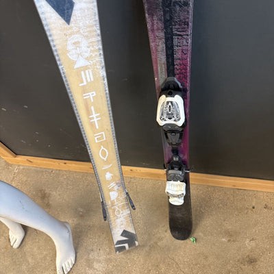 K2 Shreditor 75 Jr Twintip with Marker 7 bindings MSRP $350: Purple/black--129