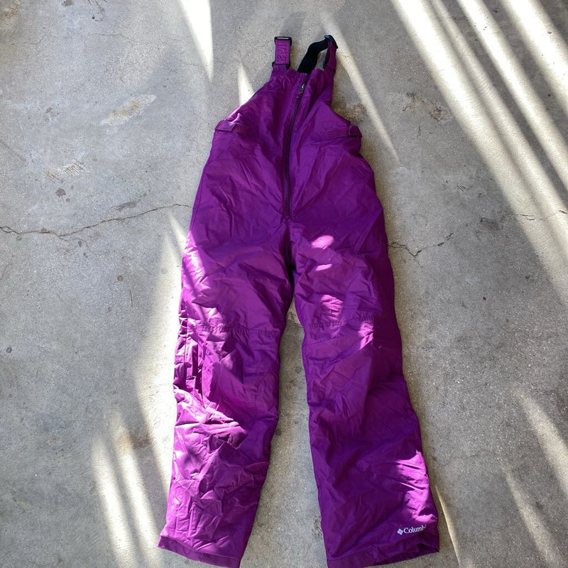Columbia- Youth Bib Ski Pants- MSRP $115 : purple-children-14/16Y