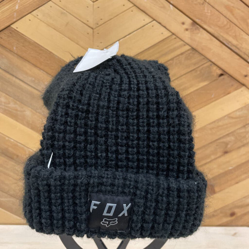 Fox - Adult Black Knit Beanie- MSRP $44: black-unisex-