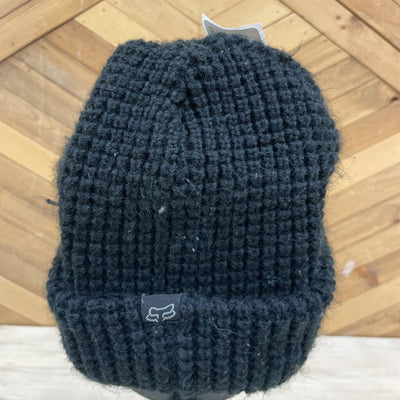 Fox - Adult Black Knit Beanie- MSRP $44: black-unisex-