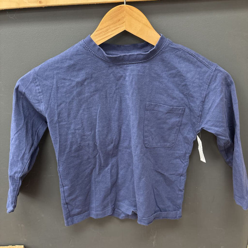 Mini Mioche - Toddler Cloud L/S Shirt - MSRP $36: Grey-children-3/4