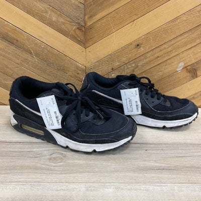 Nike Air Max Black Shoes: Black/White-children-