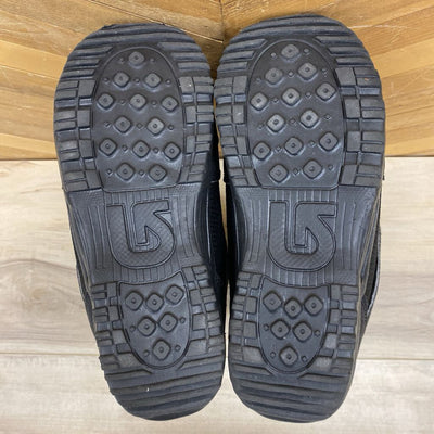 Burton - Zipline Kids' Snowboard Boots- MSRP $219: black-children-4Y