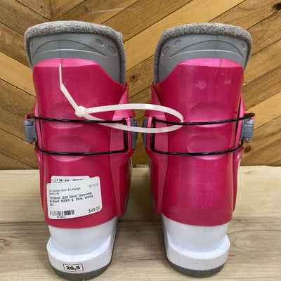 Tecnopro- G30 Girls' Downhill Ski Boot- MSRP $ : Pink, White-girls-20.5
