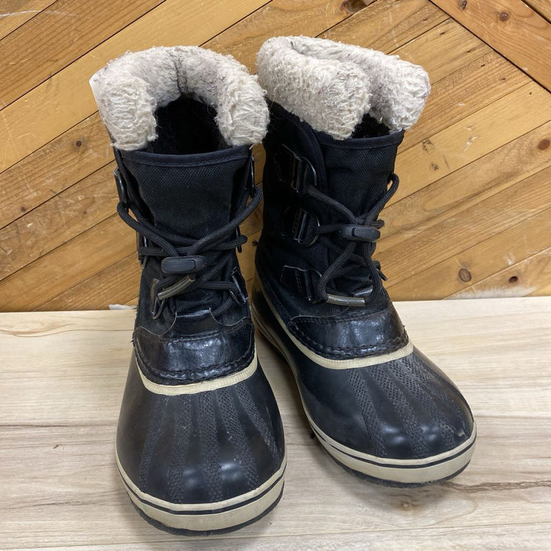 Sorel - Kids Waterproof Winter Boots- MSRP $110 : black-men-2Y
