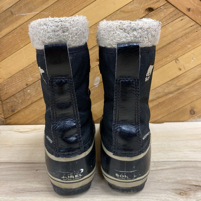 Sorel - Kids Waterproof Winter Boots- MSRP $110 : black-men-2Y