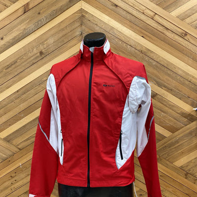 Sugoi - Men's Versa Jacket - MSRP comp $150: Red/White-men-SM