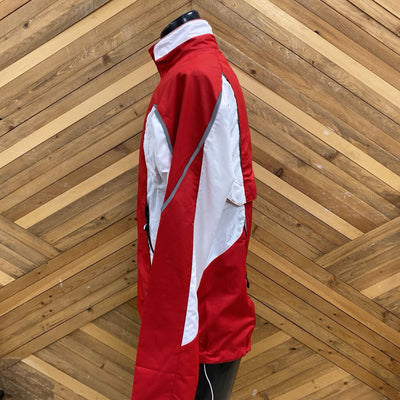 Sugoi - Men's Versa Jacket - MSRP comp $150: Red/White-men-SM