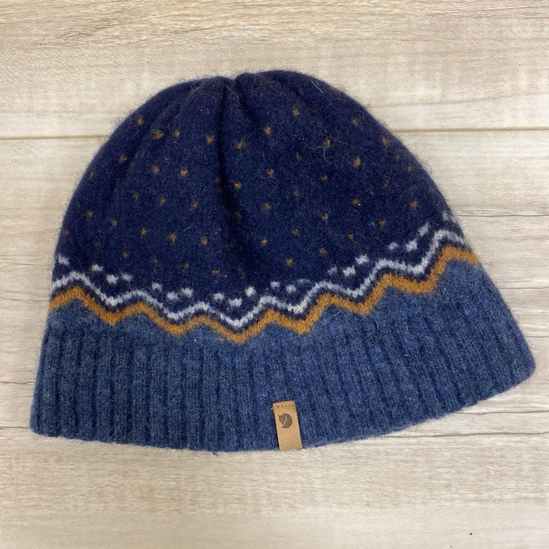 Fjall Raven - Toque - MSRP $65: Navy/Brown-unisex-