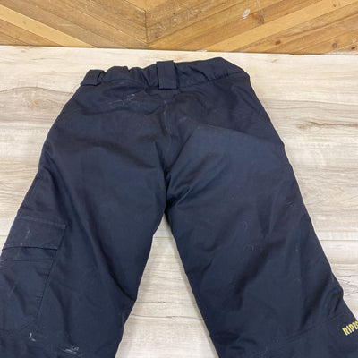 Ripzone - Children's Snowpants - MSRP $65: Black/Yellow-children-LG