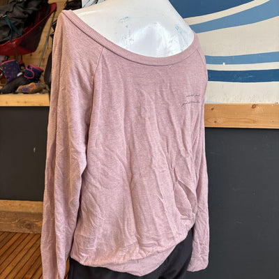 Goodhyouman - Women's L/S Crewneck - MSRP $75: Pink-women-MD