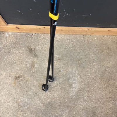 Salomon Jr Carbon Cross Country Ski Poles MSRP $90: Blue--115
