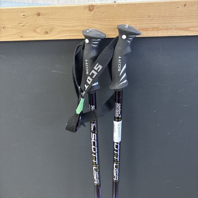 Scott Series 2 Downhill Ski Poles MSRP $83: Black--120