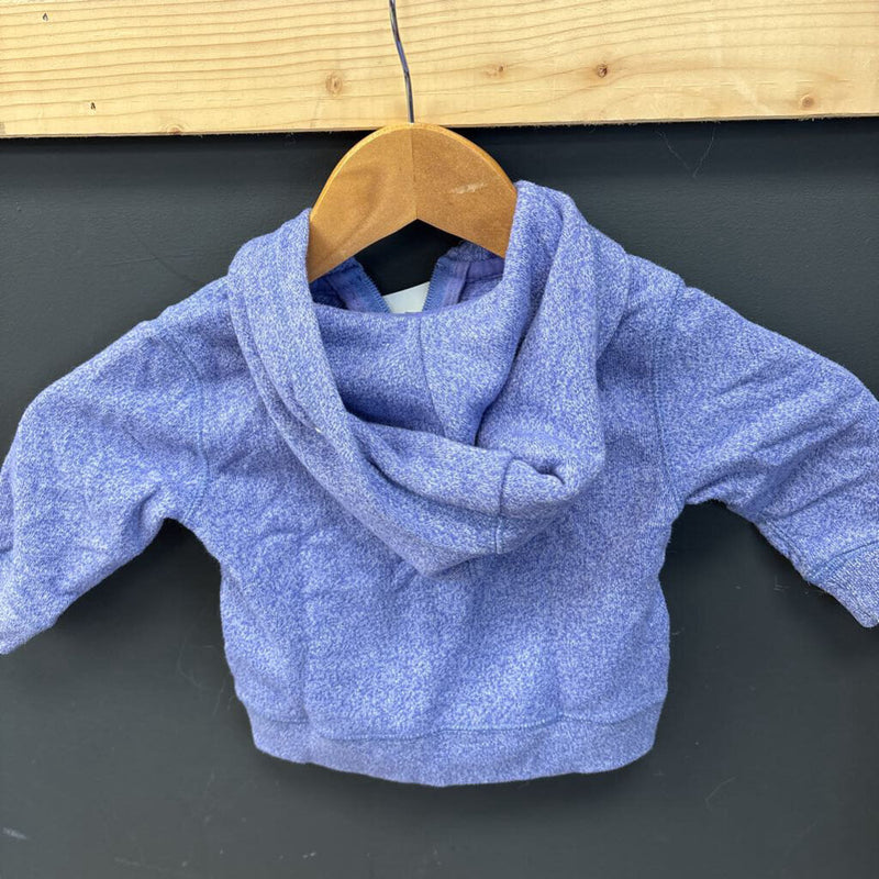 Baby Roots - Hooded Sweatshirt: blue-infant-6-12m
