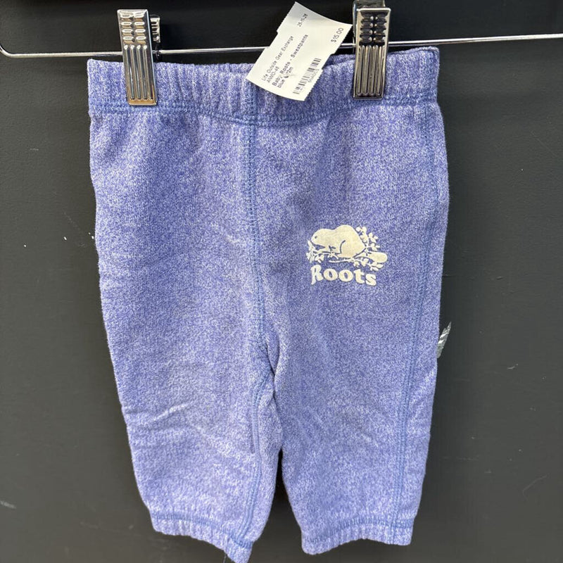 Baby Roots - Sweatpants: blue-infant-6-12m
