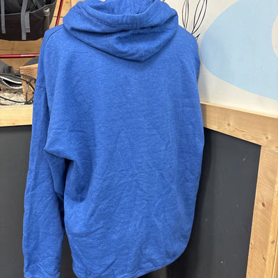 Brooks - Run Happy Hoodie: Blue-unisex-XL