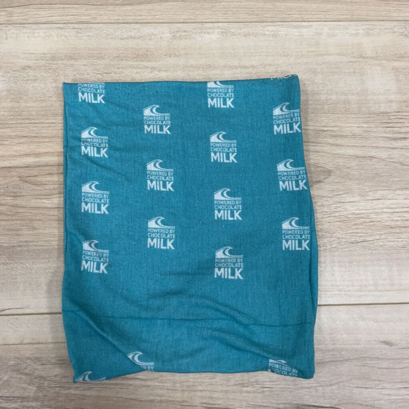 Powered by Chocolate Milk - Neck Gaiter: teal-unisex-