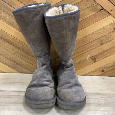 UGG Australia - Women's Tall Grey Sheepskin Boots- MSRP $ 250: grey-women-8