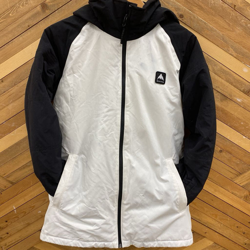 Burton - Youth Ski Jacket- MSRP $210: White/Black-children-XLY