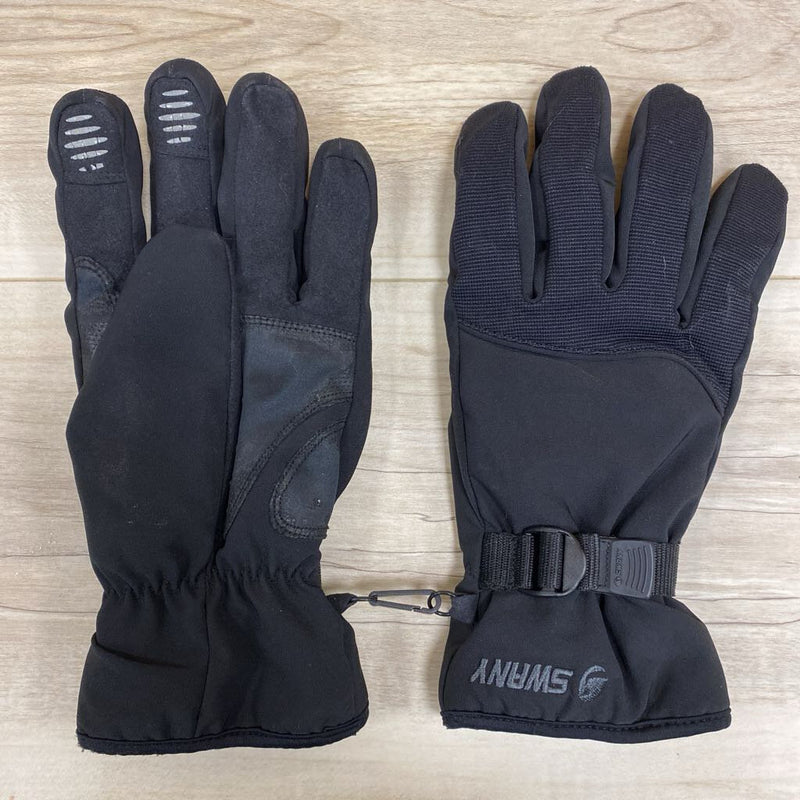 Swany- Adult Black Winter Gloves- MSRP $89: black-unisex-
