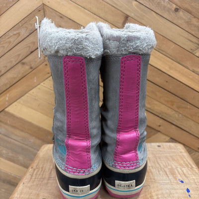Sorel - Children's Boots - MSRP $110: Grey/Pink-children-3Y