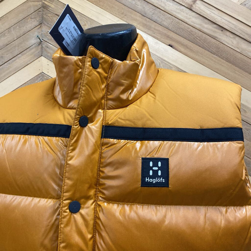 Haglois Funas - Down Vest - MSRP $211: Orange-unisex-LG
