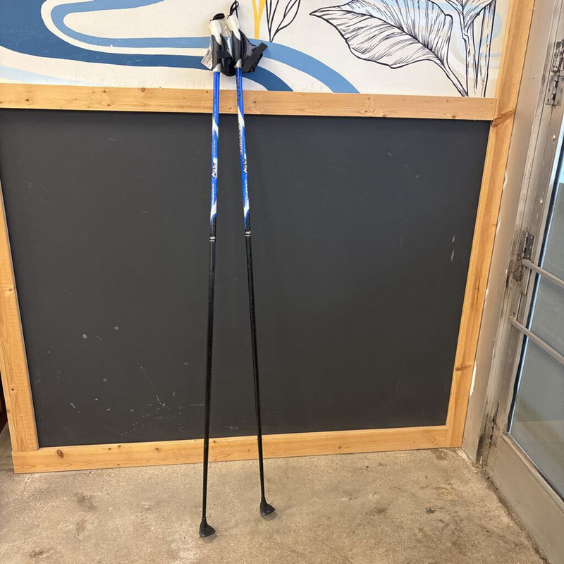 KV2 Campra Composite Cross country Ski Poles MSRP $115: BLUE/BLACK--150