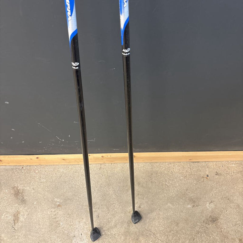 KV2 Campra Composite Cross country Ski Poles MSRP $115: BLUE/BLACK--150
