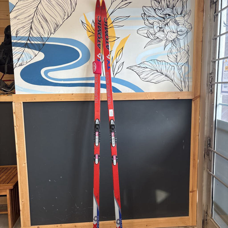 Atomic TX6 Touring Cross Country Skis with NNN bindings. MSRP $300+: Red--210