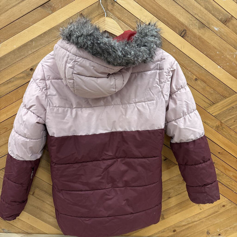 Columbia - Youth Colorblock Insulated Jacket- MSRP $170: Pink, Red, Burgundy-children-LGY