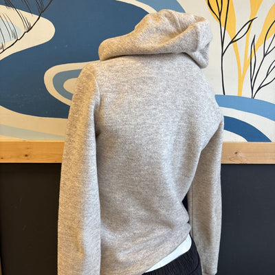 Icebreaker - Women's Merino Zip Up Hoodie- MSRP $190 : Gray-women-SM