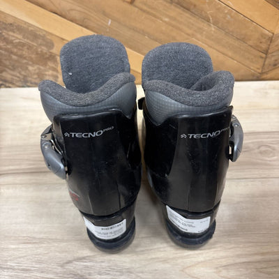 TechnoPro- T45 Kids Downhill Ski Boot: Green -children-