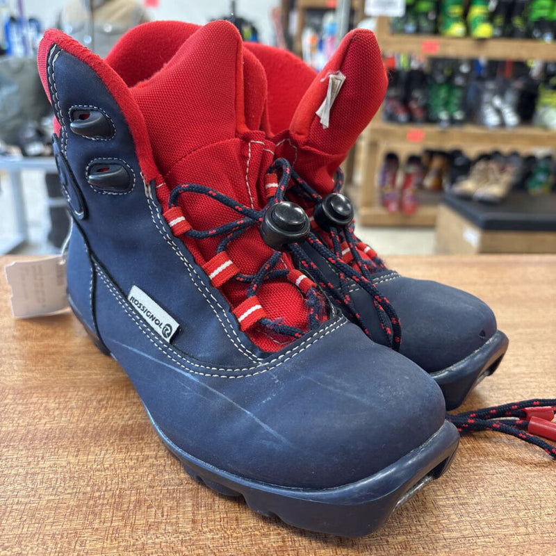 Rossignol- Kids NNN Cross country ski boot: Navy Red -children-34