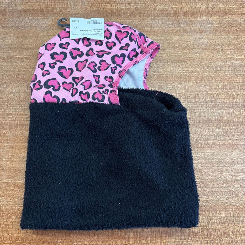 Turtle Fur- Kids Balaclava : Black Pink -children-