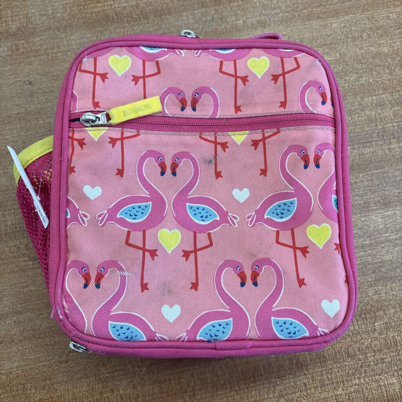 Pottery Barn Kids- Insulated Lunch Kit : Pink Flamingo -children-