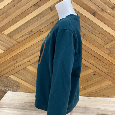 Wind River - Women's Sweatshirt - MSRP $60: Green/Whit/Brown-women-XL