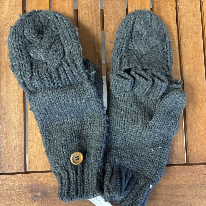 Knit Mitts - MSRP $: Grey-unisex-