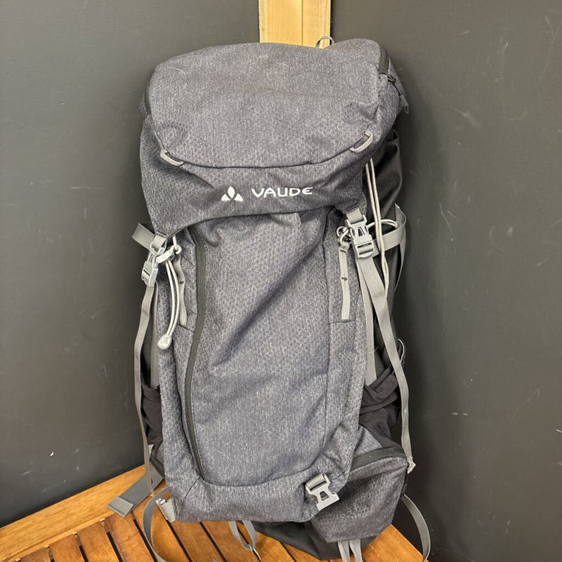 Vaude - Asymmetric 52+8 Hiking Pack- MSRP $279: Grey --52