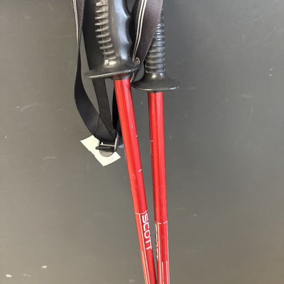 Scott - Olympic Downhill Ski Poles: red-unisex-130cm