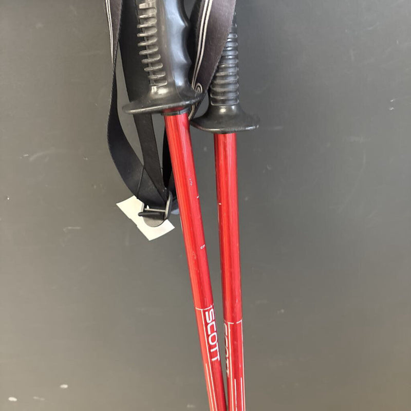 Scott - Olympic Downhill Ski Poles: red-unisex-130cm