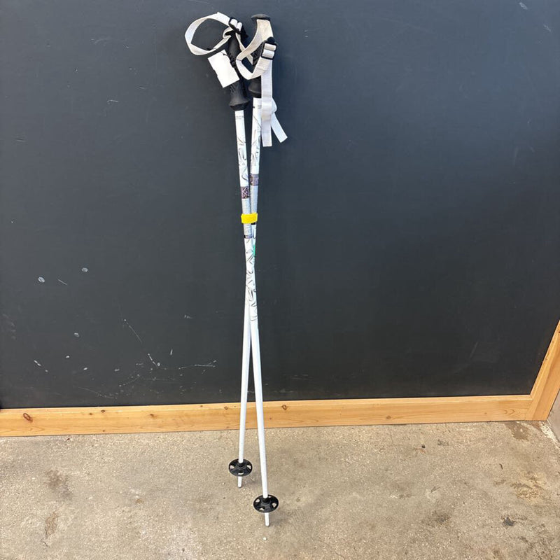 K2 - DownHill Chic Style Ski Poles- MSRP $60: white-unisex-110cm