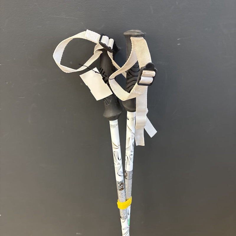 K2 - DownHill Chic Style Ski Poles- MSRP $60: white-unisex-110cm