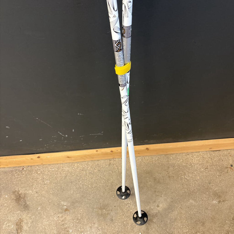 K2 - DownHill Chic Style Ski Poles- MSRP $60: white-unisex-110cm