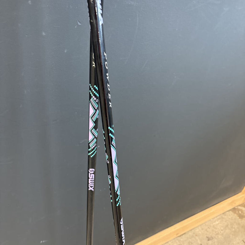 Swix- Cross Country Powder Ski Poles : Black Purple --140 cm