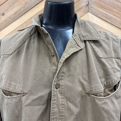 Cabelas - Men's Button Down - MSRP $: Brown-men-LG