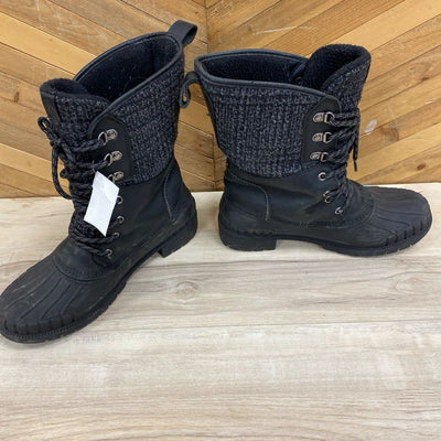 Kamik - Women's Boots - MSRP $125: Black/Grey-women-10