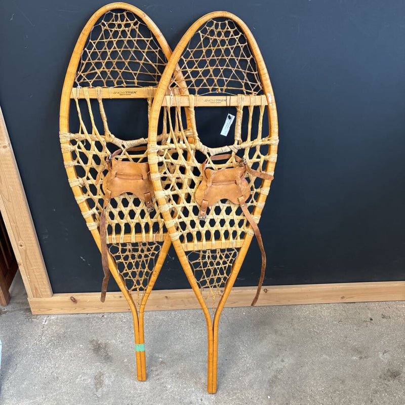 SnowTrek- Wooden Snowshoes: natural-unisex-108cm