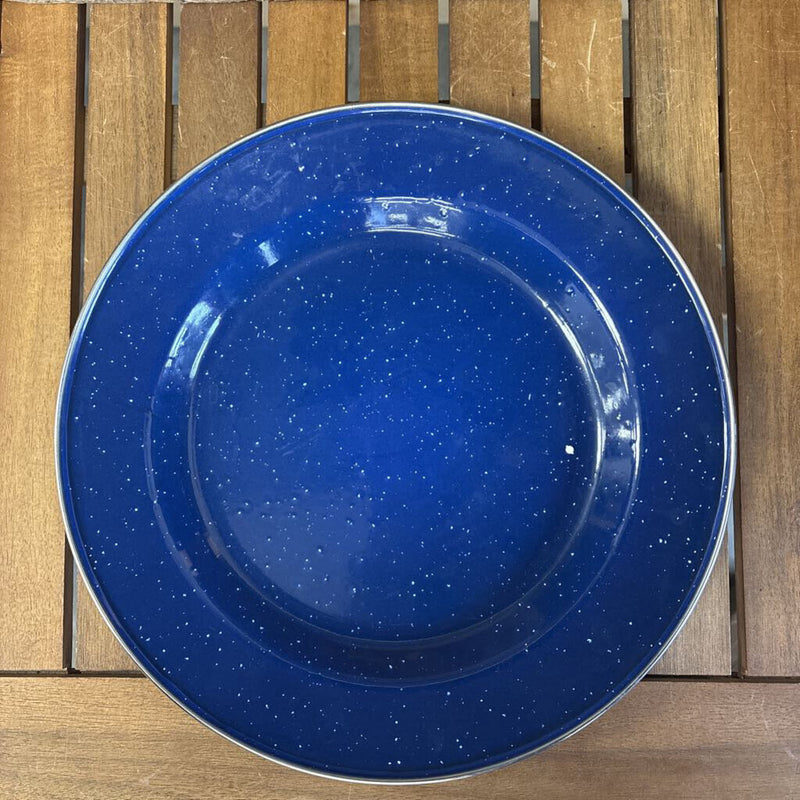 Enamel - Camping Plate Blue: blue-unisex-