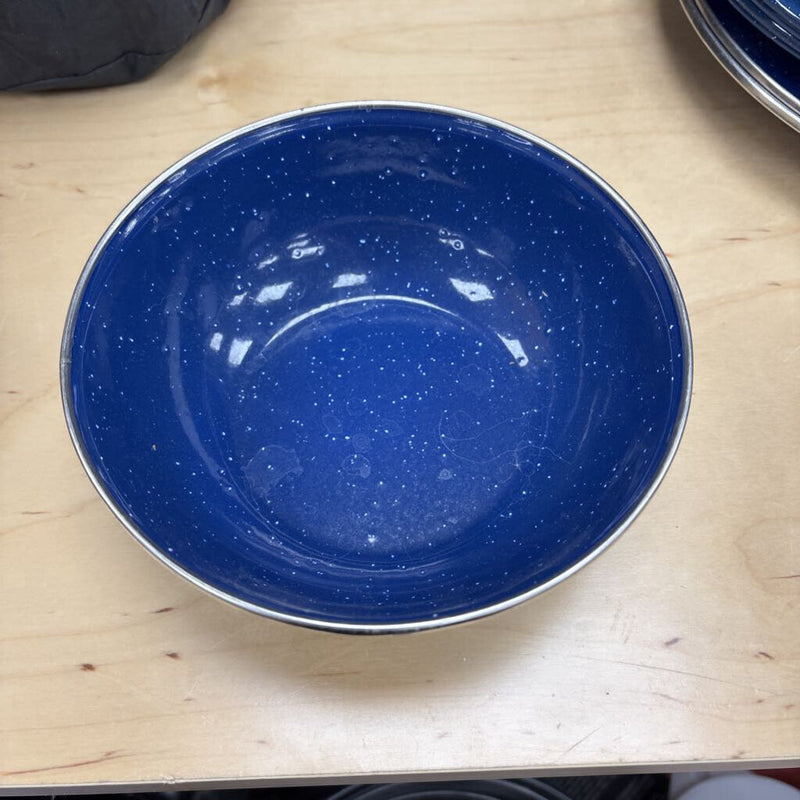 Camp- Blue Speckled Bowl : blue-unisex-