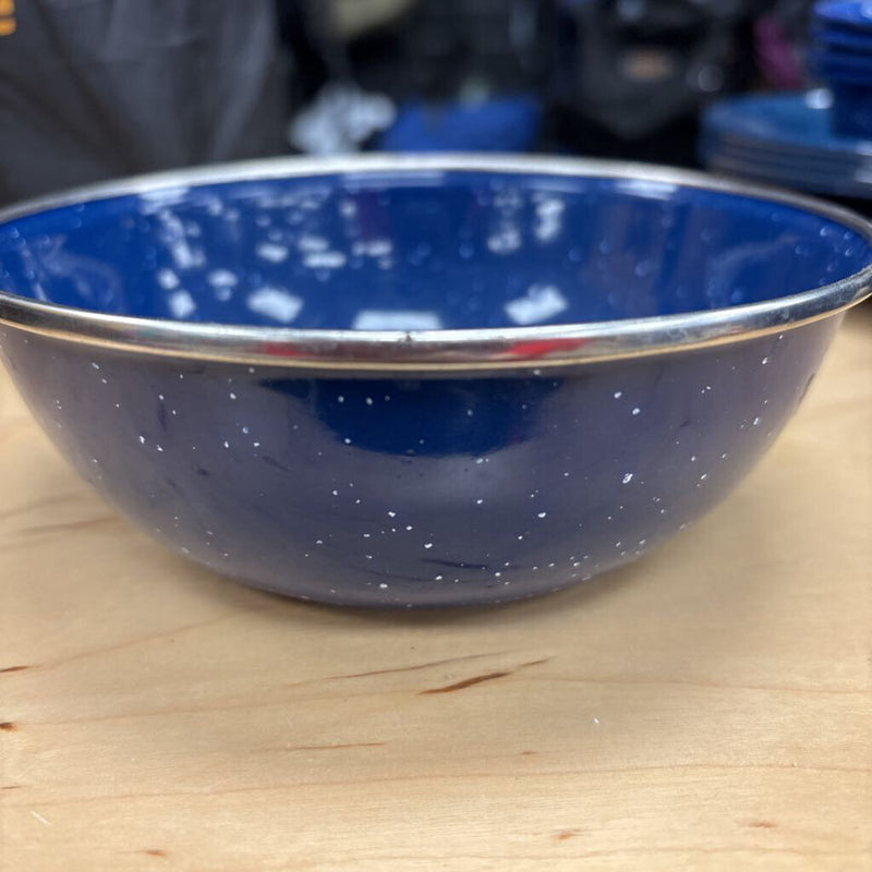 Camp- Blue Speckled Bowl : blue-unisex-